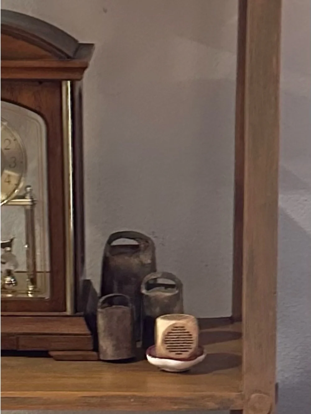 Decorative Metallic Cowbells - Set of 3, Bronze Finish